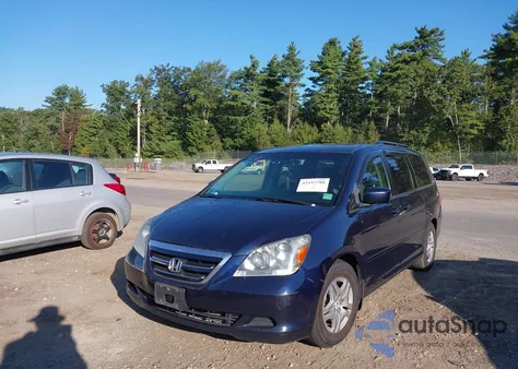 2007 Honda Odyssey Ex из США, поврежденный, VIN 5FNRL384X7B112355